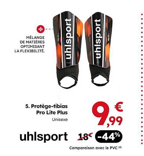 Protège-tibias Pro Lite Plus Unisexe