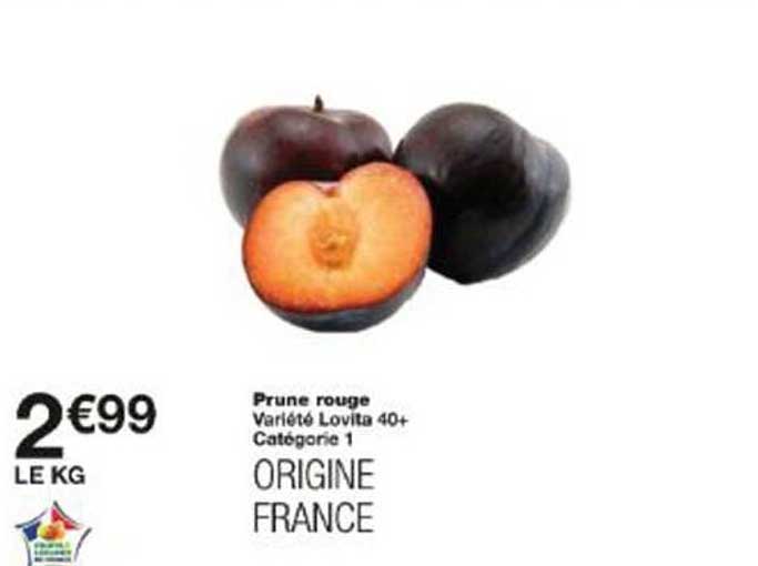 Prune rouge