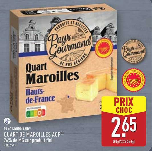 Quart de Maroilles AOP