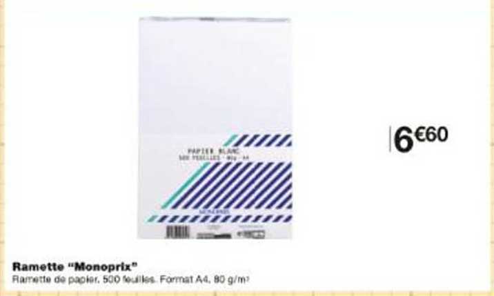 Ramette "Monoprix"