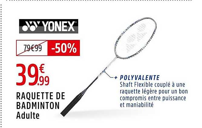 RAQUETTE DE BADMINTON Adulte