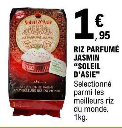 RIZ PARFUMÉ JASMIN “SOLEIL D’ASIE”
