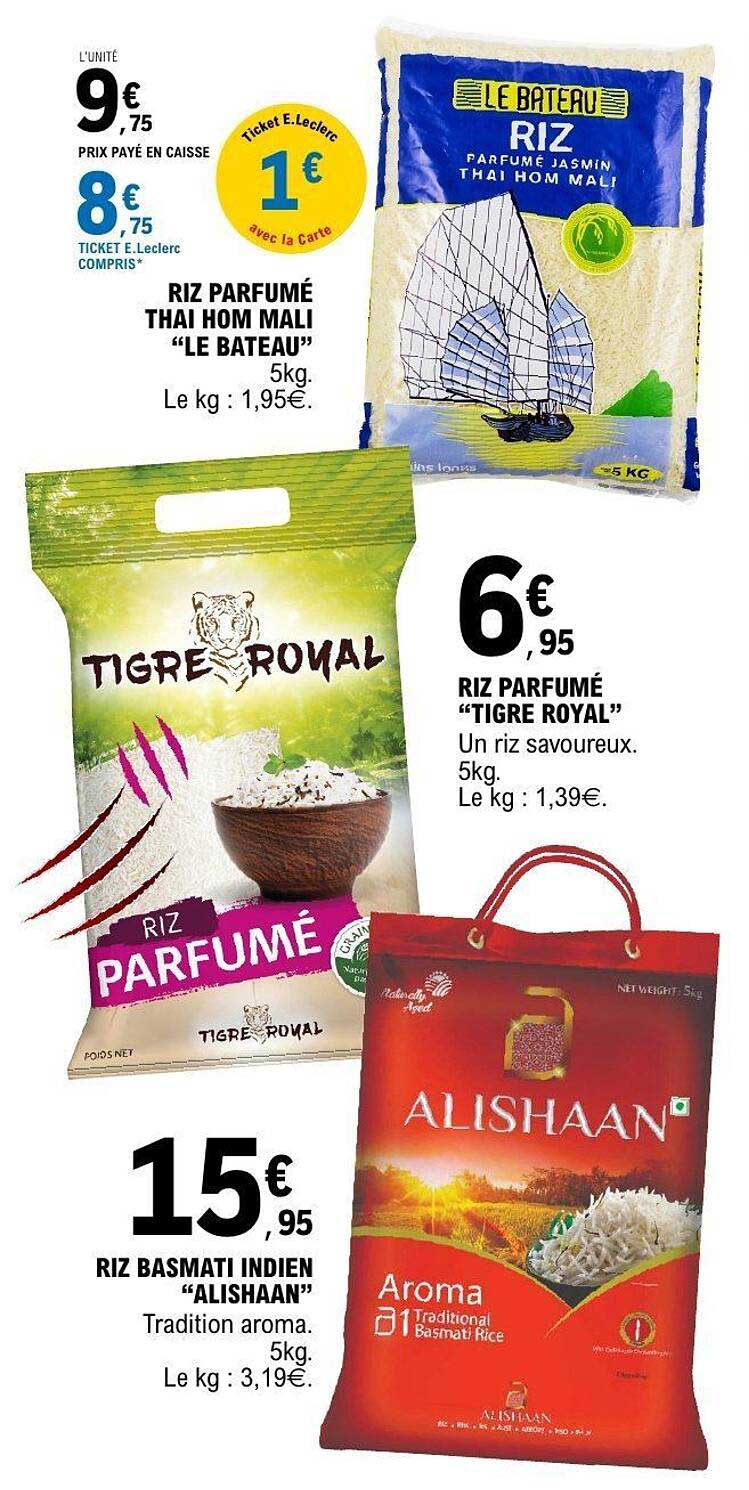 RIZ PARFUMÉ THAI HOM MALI "LE BATEAU"