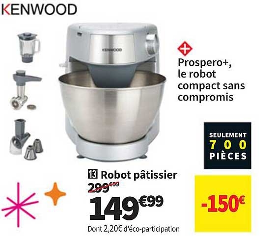 Robot pâtissier Kenwood Prospero+