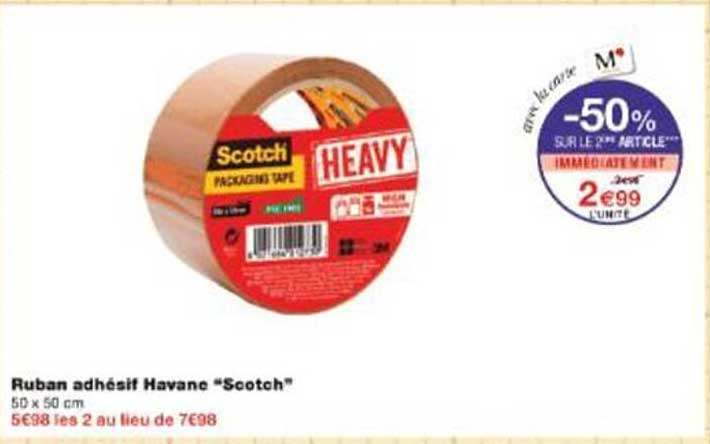 Ruban adhésif Havane “Scotch”