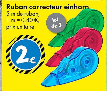 Ruban correcteur einhorn
