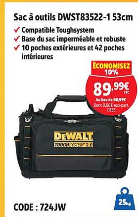 Sac à outils DWST83522-1 53cm