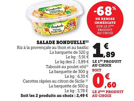 SALADE BONDUELLE