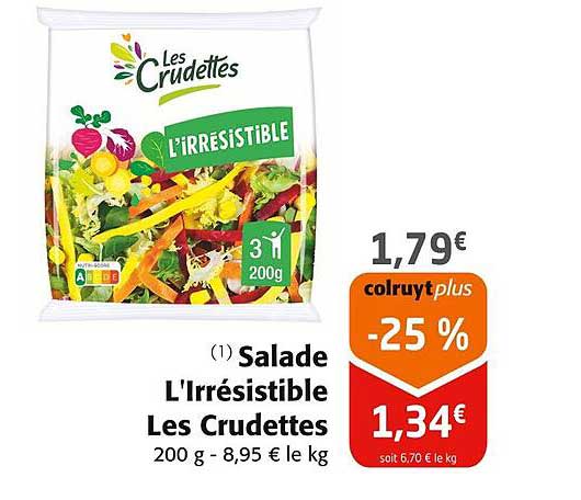 Salade L'Irrésistible Les Crudettes