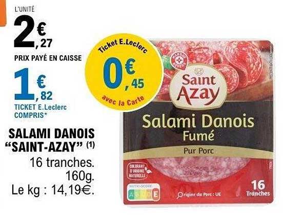 SALAMI DANOIS "SAINT-AZAY"