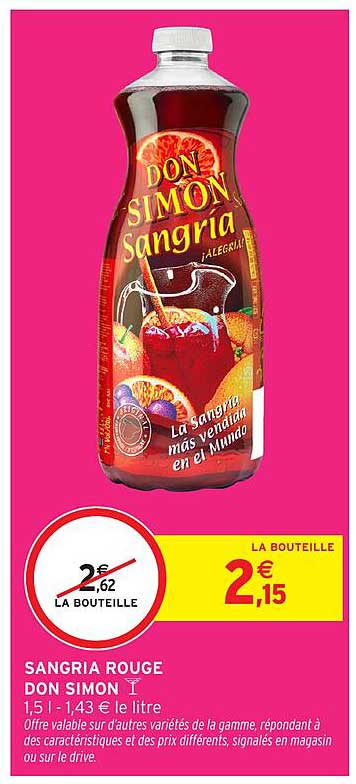 SANGRIA ROUGE DON SIMON
