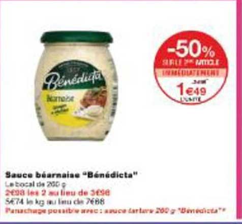 Sauce béarnaise "Bénédicta"