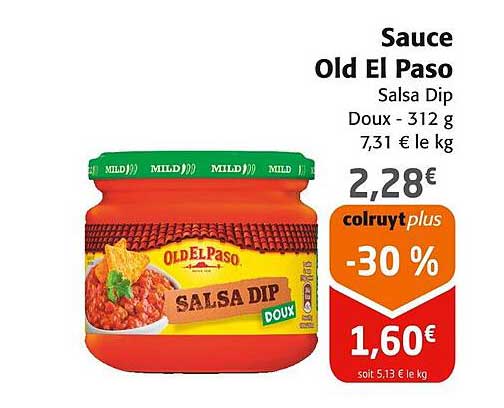 Sauce Old El Paso Salsa Dip