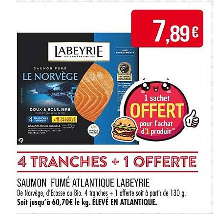 SAUMON FUMÉ ATLANTIQUE LABEYRIE