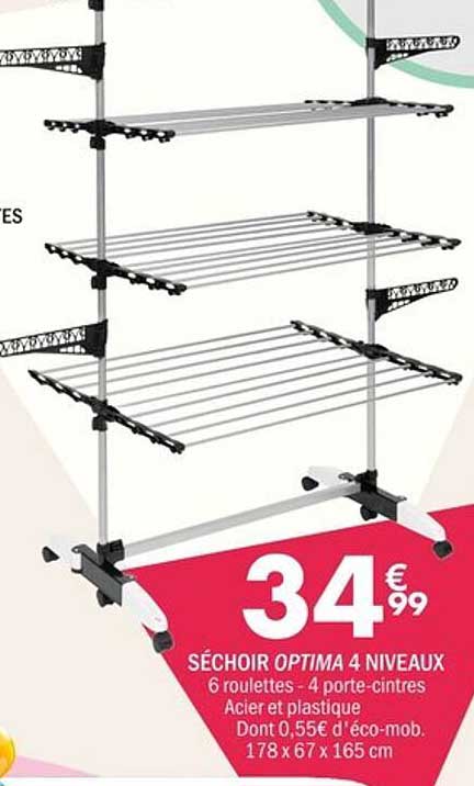 SÉCHOIR OPTIMA 4 NIVEAUX