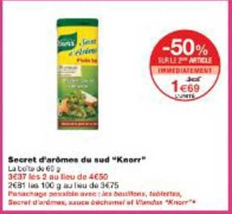 Secret d'arômes du sud "Knorr"