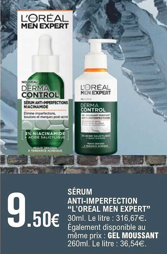 SÉRUM ANTI-IMPERFECTION "L'ORÉAL MEN EXPERT"