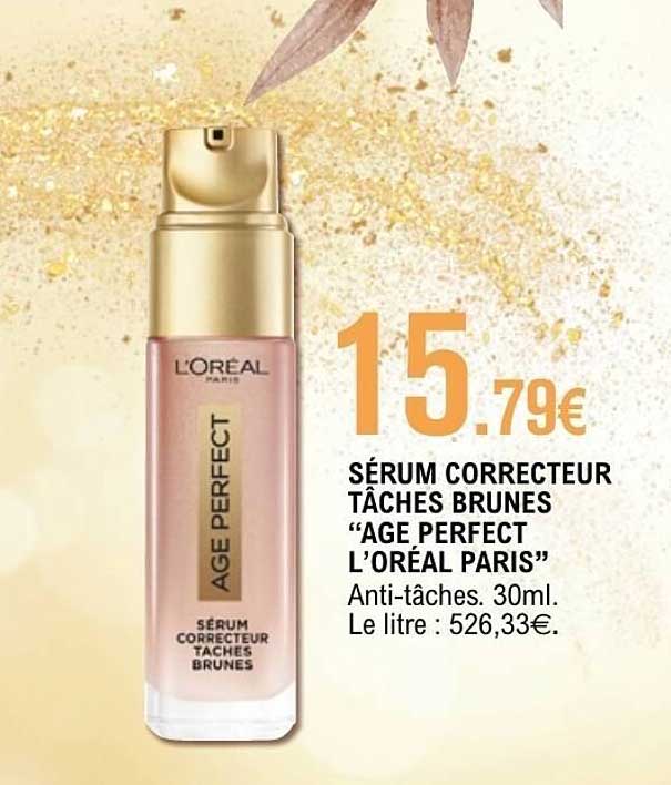 SÉRUM CORRECTEUR TÂCHES BRUNES "AGE PERFECT L’ORÉAL PARIS"