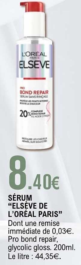 SÉRUM “ELSÈVE DE L’ORÉAL PARIS”