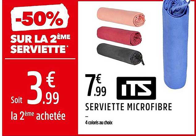SERVIETTE MICROFIBRE