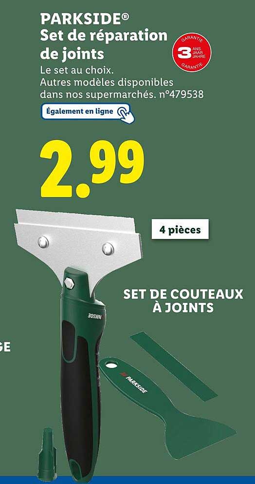 Set de réparation de joints