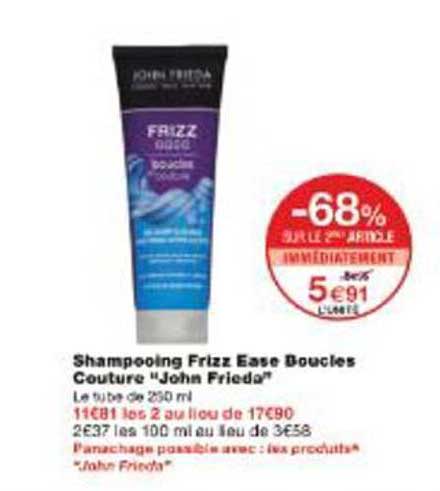 Shampooing Frizz Ease Boucles Couture "John Frieda"