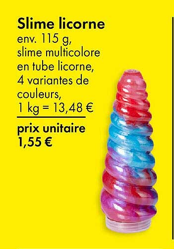 Slime licorne