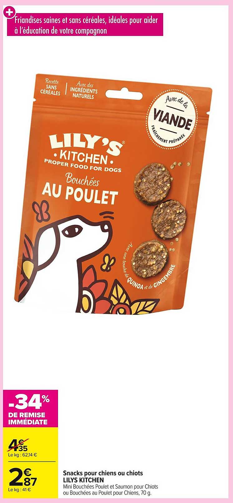 Snacks pour chiens ou chiots LILY'S KITCHEN