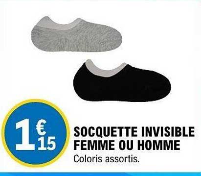SOCQUETTE INVISIBLE FEMME OU HOMME