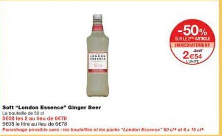 Soft “London Essence” Ginger Beer