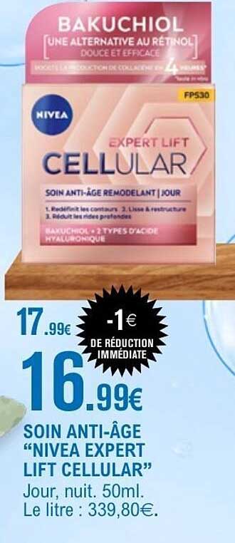 SOIN ANTI-ÂGE "NIVEA EXPERT LIFT CELLULAR"