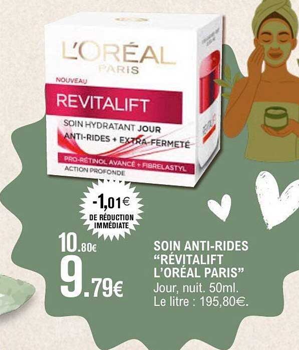 SOIN ANTI-RIDES “RÉVITALIFT L'ORÉAL PARIS”