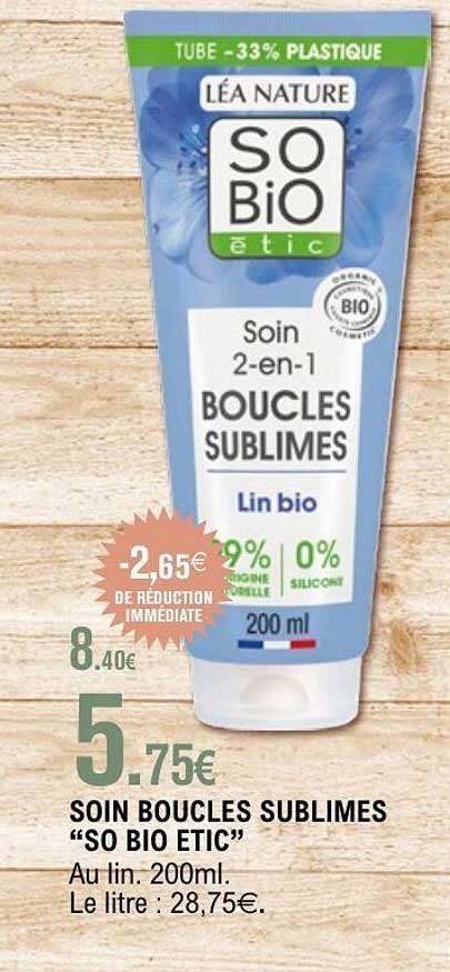 SOIN BOUCLES SUBLIMES “SO BIO ETIC”
