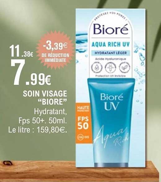 SOIN VISAGE "BIORE"