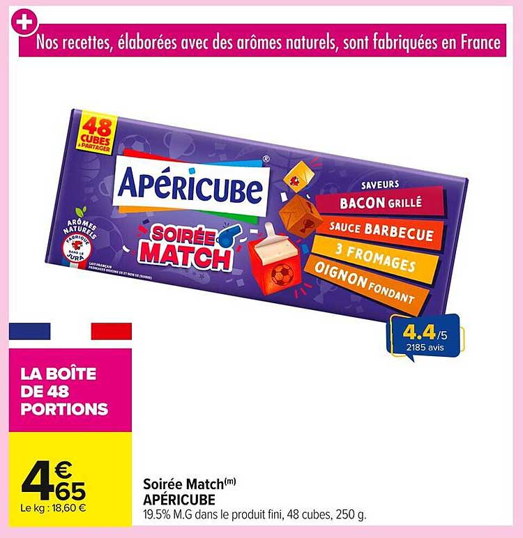 Soirée Match(m) APÉRICUBE