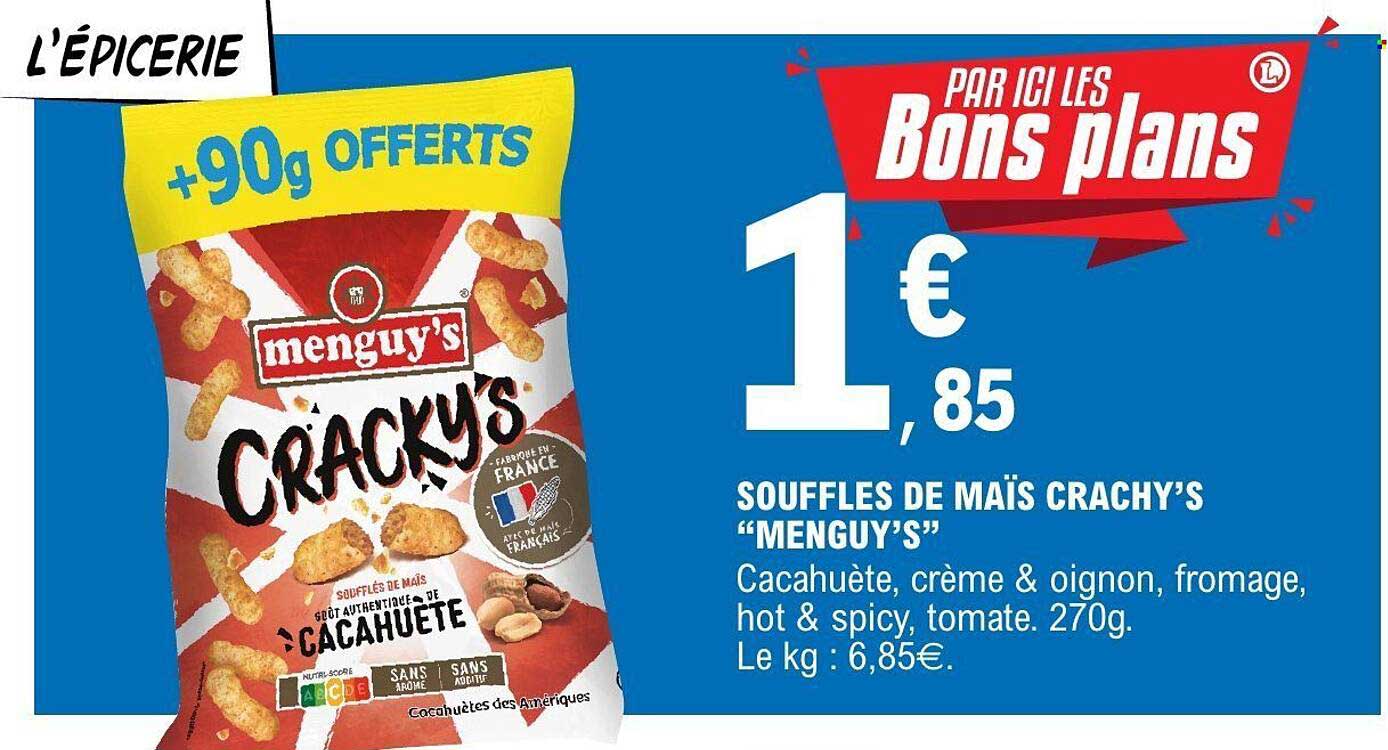SOUFFLES DE MAÏS CRACHY'S "MENGUY'S"