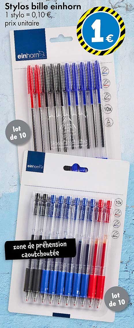 Stylos bille einhorn