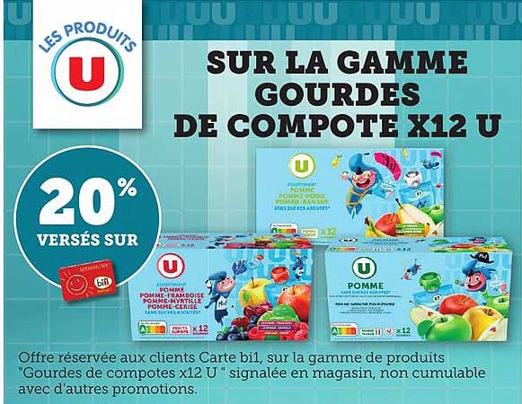 SUR LA GAMME GOURDES DE COMPOTE X12 U