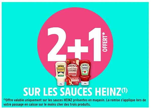 SUR LES SAUCES HEINZ