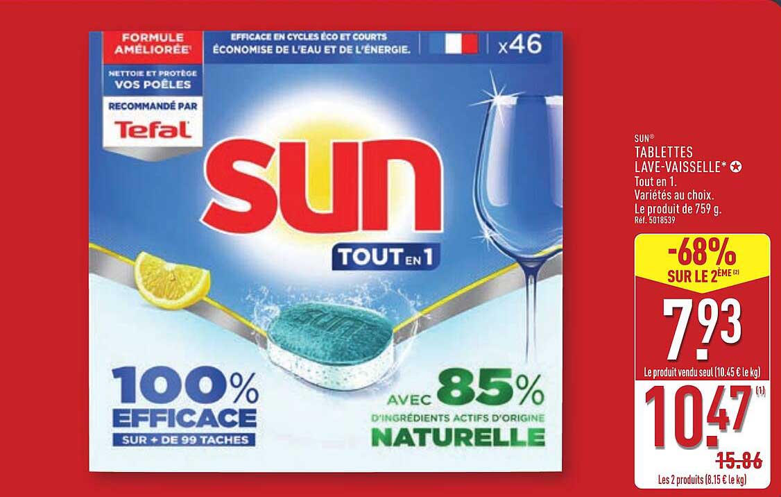 TABLETTES LAVE-VAISSELLE*