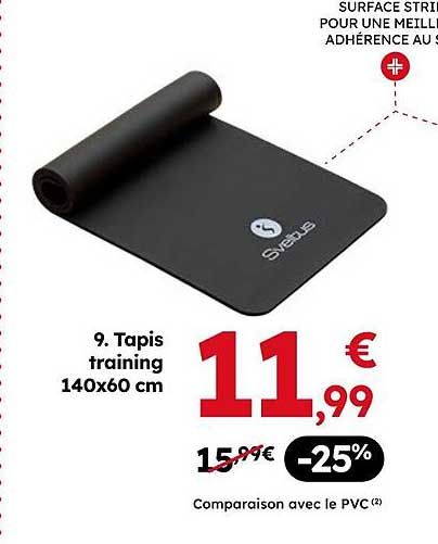 Tapis training 140x60 cm