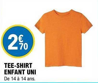TEE-SHIRT ENFANT UNI