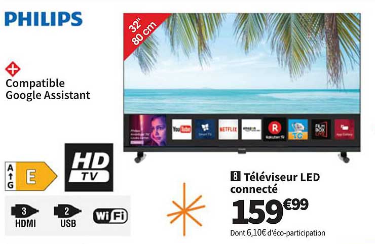 Téléviseur LED connecté