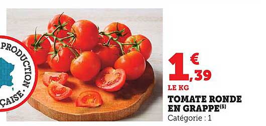TOMATE RONDE EN GRAPPE