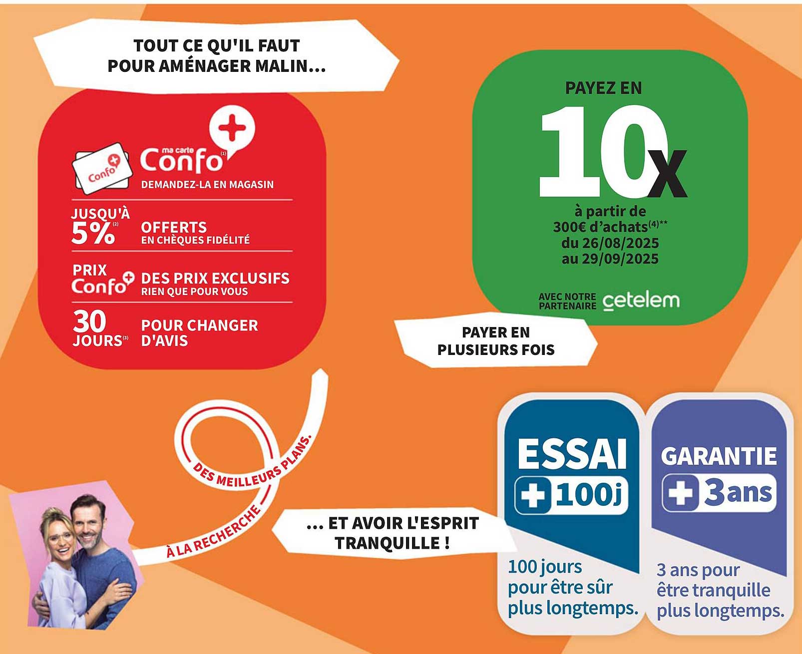 Tout ce qu'il faut pour aménager malin...
