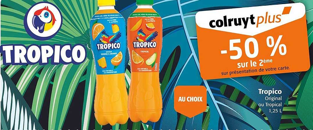 Tropico -50 % sur le 2ème