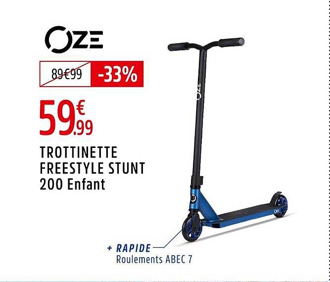 TROTTINETTE FREESTYLE STUNT 200 Enfant