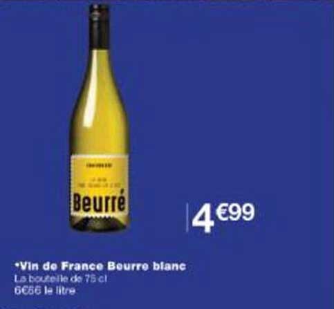 Vin de France Beurre blanc