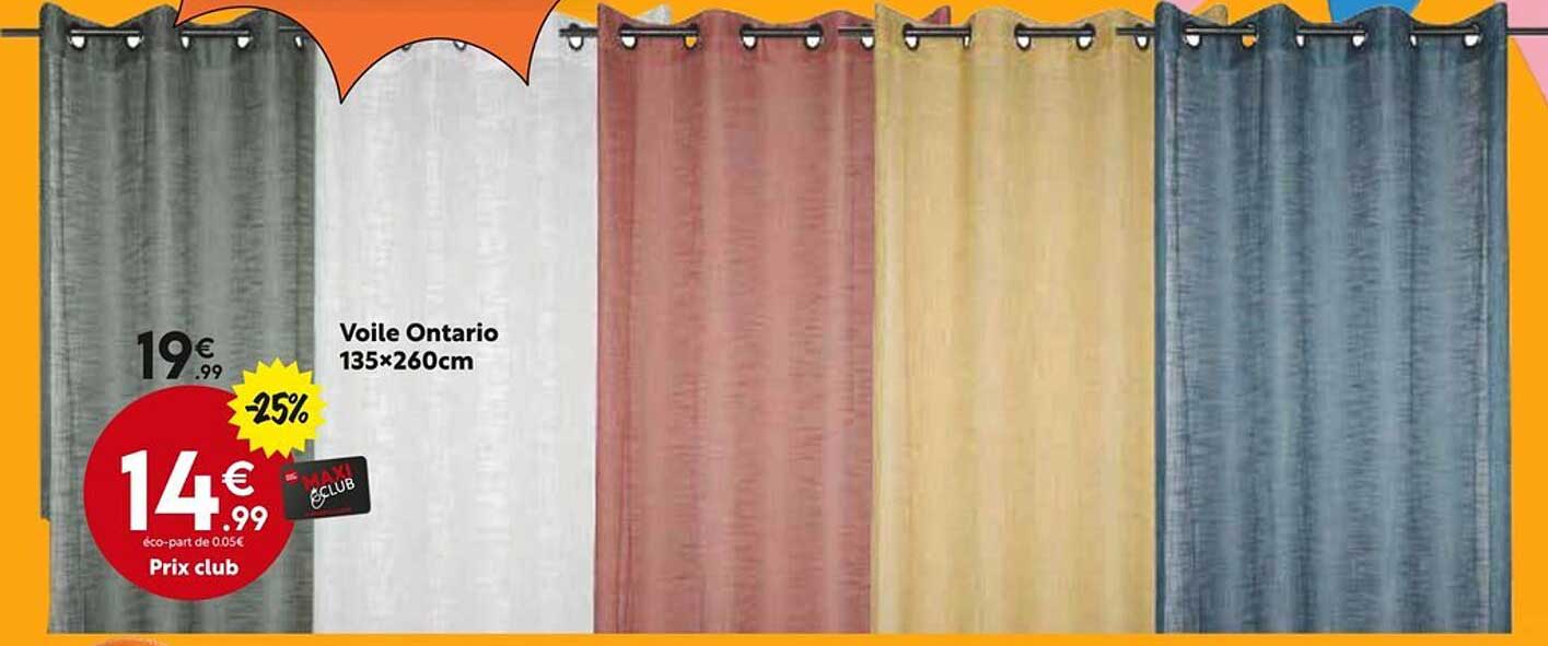 Voile Ontario 135×260cm