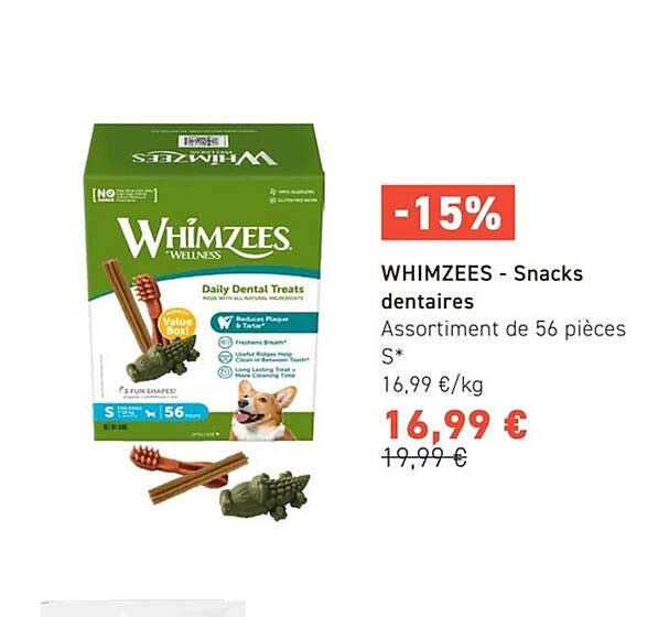 WHIMZEES - Snacks dentaires
